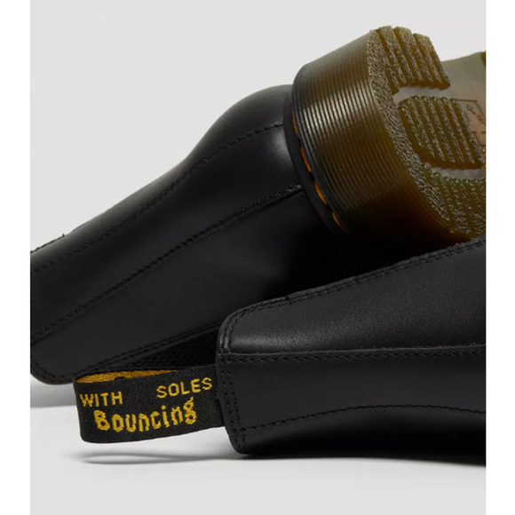 DR. MARTENS 2976 NAPPA LEATHER CHELSEA BOOTS Black Size 8 - Picture 6 of 10